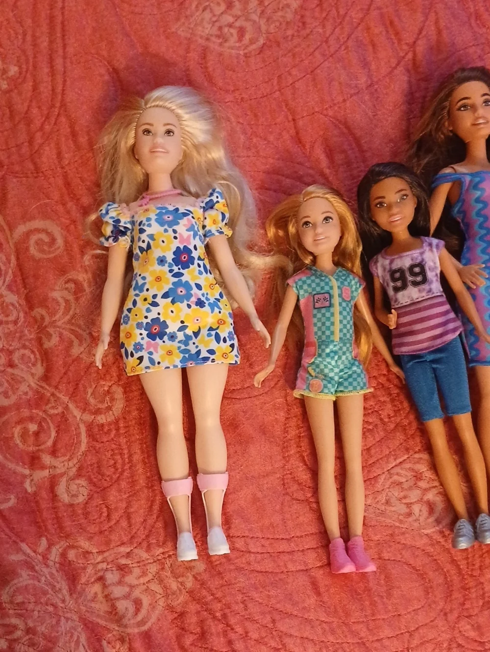 Barbie Dolls Assorted Girls' Fashion Dolls - Pink and Purple Dresses